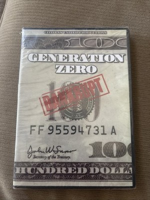 Generation Zero (DVD) NEW SEALED Widescreen Steve Bannon David Kraiser Neil Howe