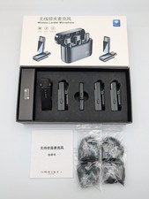 4 Wireless Lavalier Microphones iPhone/Android/PC