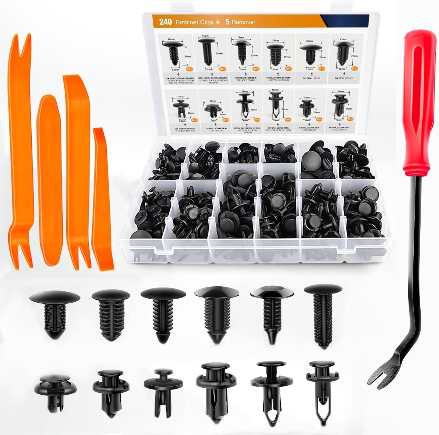 - Complete Clip Replacement Kit