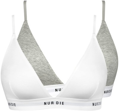 2 Pack Soft Bra Athletic Non Wired Non Wired Bra Triangle Bra Bustier Tree...