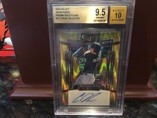Chase Delauter 2024 select signature gold prizm flash rookie sssp 4/10 # sig-cd