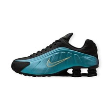 Nike Shox R4 Black Blue Lifestyle Running Shoes IF4849-500