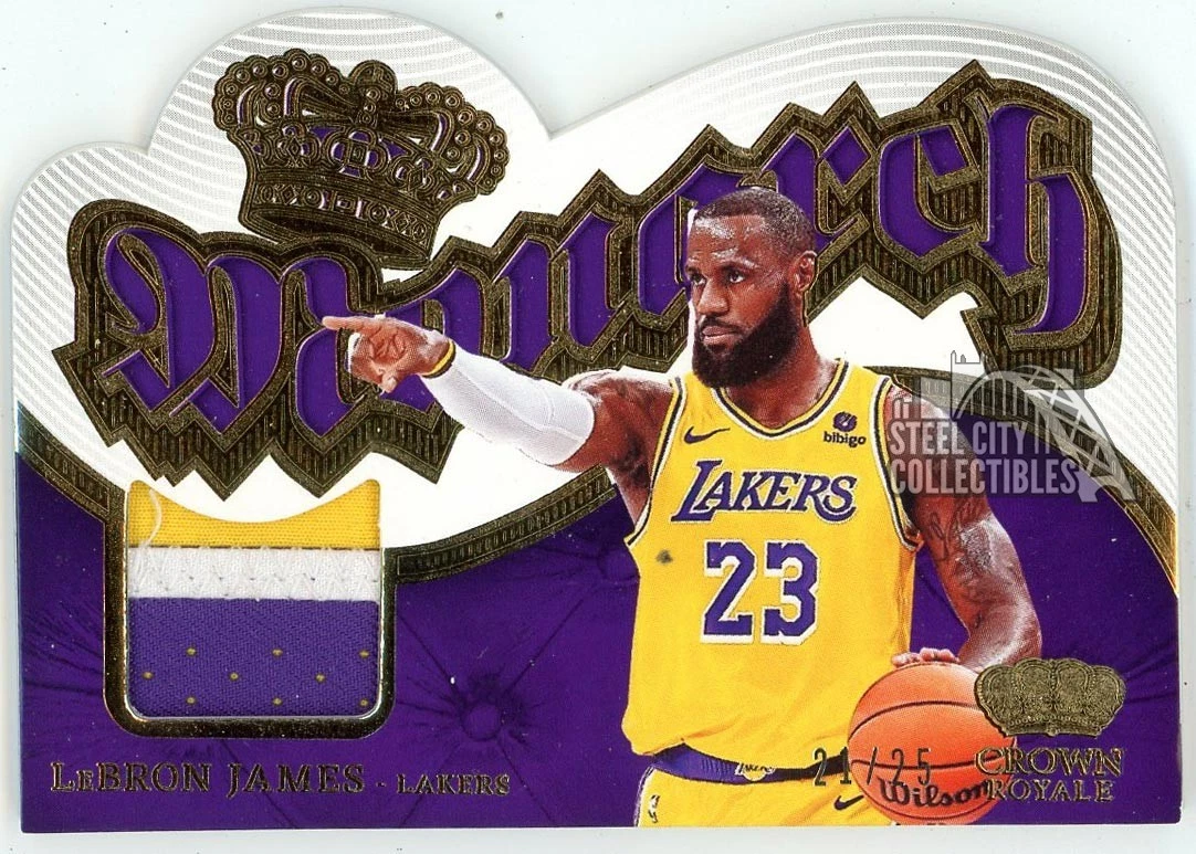 Panini LeBron James Piece of Authentic Basketball Trading Cards