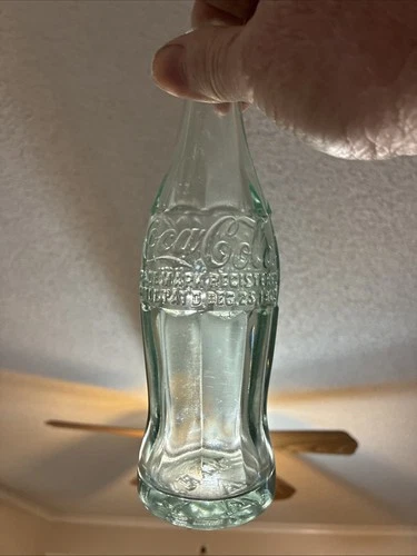 Vintage Coca-Cola 6oz Soda Bottle Dec. 25, 1923 Patented Utica, NY. Very Nice!