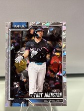 2026 Topps Series 1 Diamante Foil Troy Johnston Rookie #317 Miami Marlins