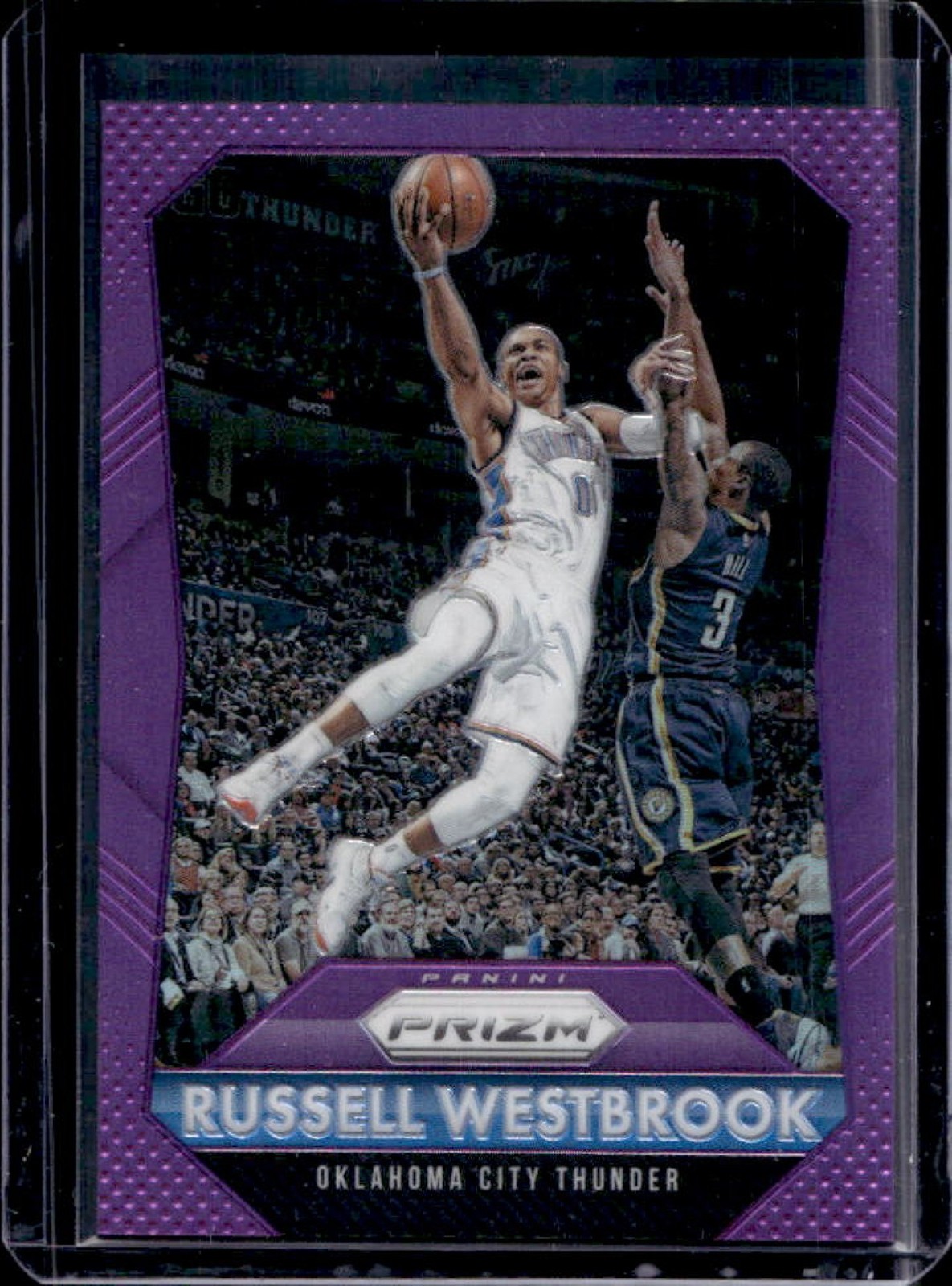 2015-16 Prizm Russell Westbrook Purple Prizm #74/99 Thunder