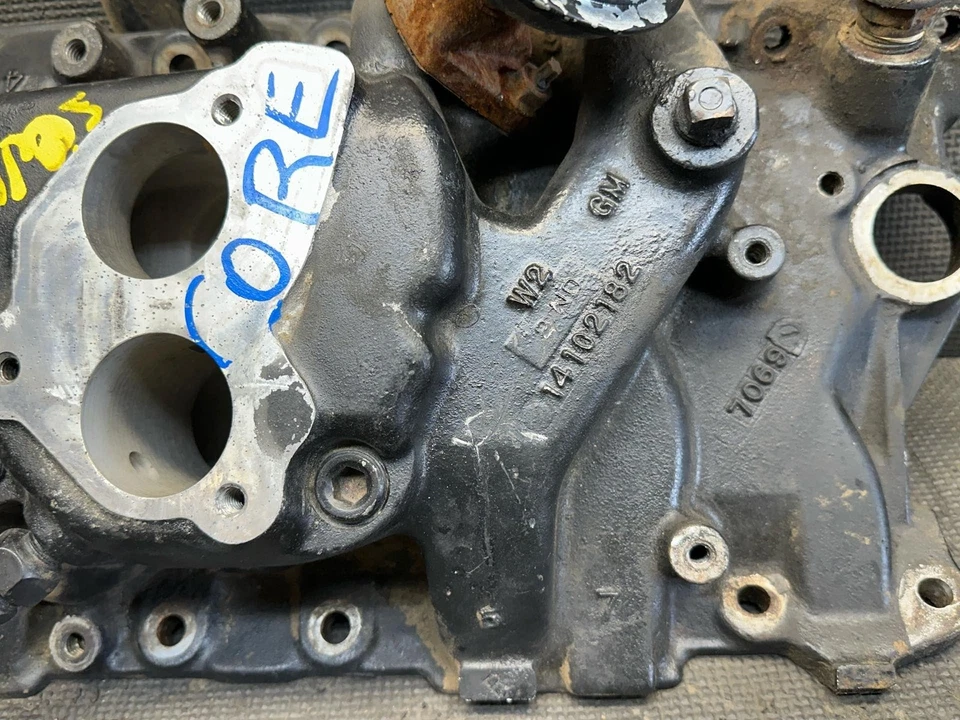 1994 Chevrolet K2500 5.7L Intake Manifold 88 89 90 91 92 93 94 95 OEM Foto 4 de 4