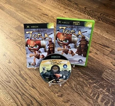 Tork: Prehistoric Punk (Microsoft Xbox, 2005) Complete Manual CIB