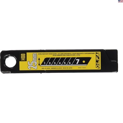 OLFA Ultra Sharp Black 25mm Snap-Off Blade - Perfect for Heavy-Duty Projects