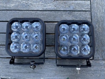 2 DIODE DYNAMICS SPORT 5  LED LIGHTS w/SPOT LENSES and COMBO LENSES