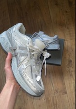 New Balance 1906A M1906AG Grey/Silver/White Lace Up Low Top Trainers UK 10.5