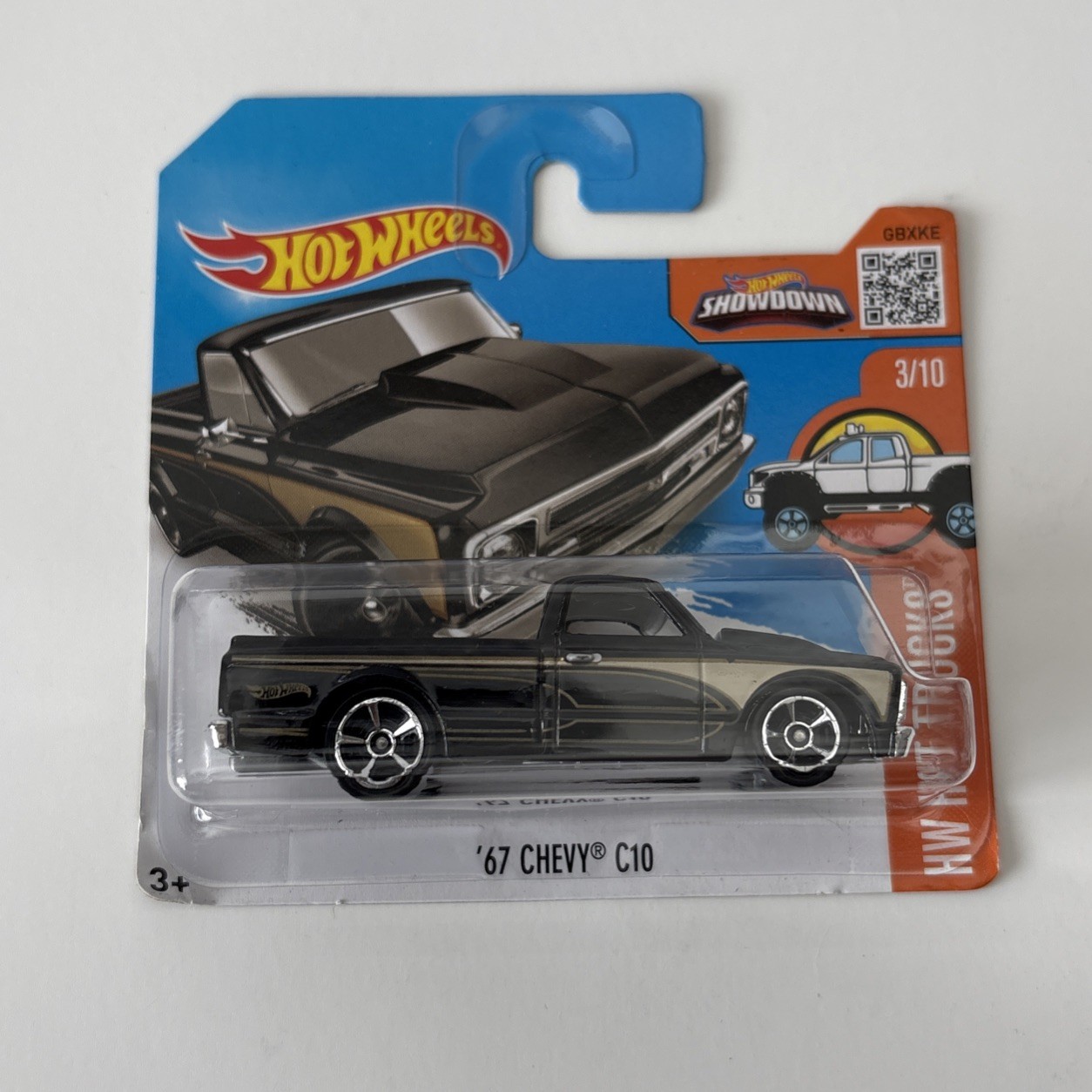 Hot Wheels '67 Chevy C10 HW Hot Trucks 3/10  2015 -Short Card