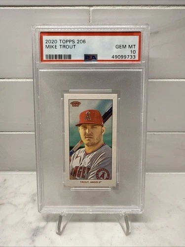 2020 Topps T206 Mike Trout Piedmont Back PSA 10 GEM MINT ANGELS SP HOF MVP
