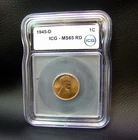 1945-D Lincoln Wheat Cent Graded MS-65 By IGC!