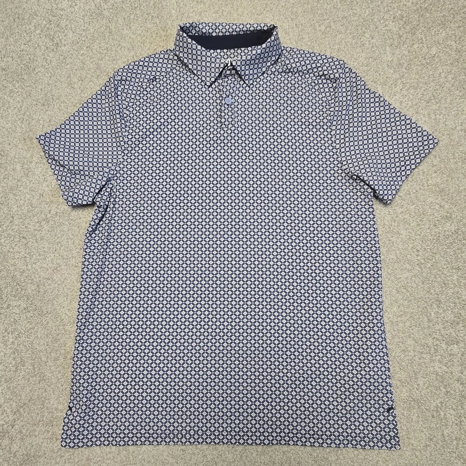Camisas polo de manga corta Rhone para hombre púrpura rendimiento geométrico talla M golf 2024 Foto 2 de 4