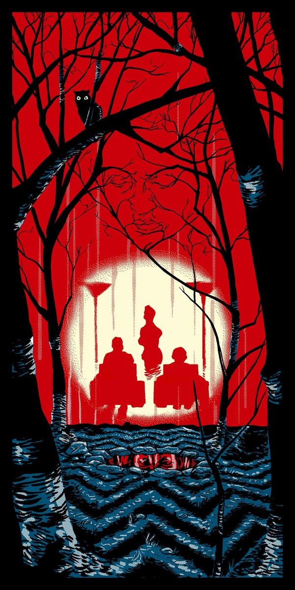 Twin Peaks SIGNED Poster Tim Doyle Ltd Edition Mondo MINT TV | eBay