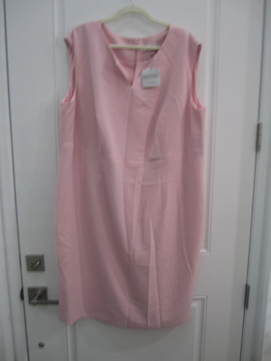 kasper tutu pink dress Floral Print Sleeveless Sheath Dress (Women)