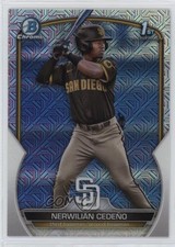 2023 Bowman Chrome Prospects Mega Box Mojo Refractor Nerwilian Cedeno 11qz