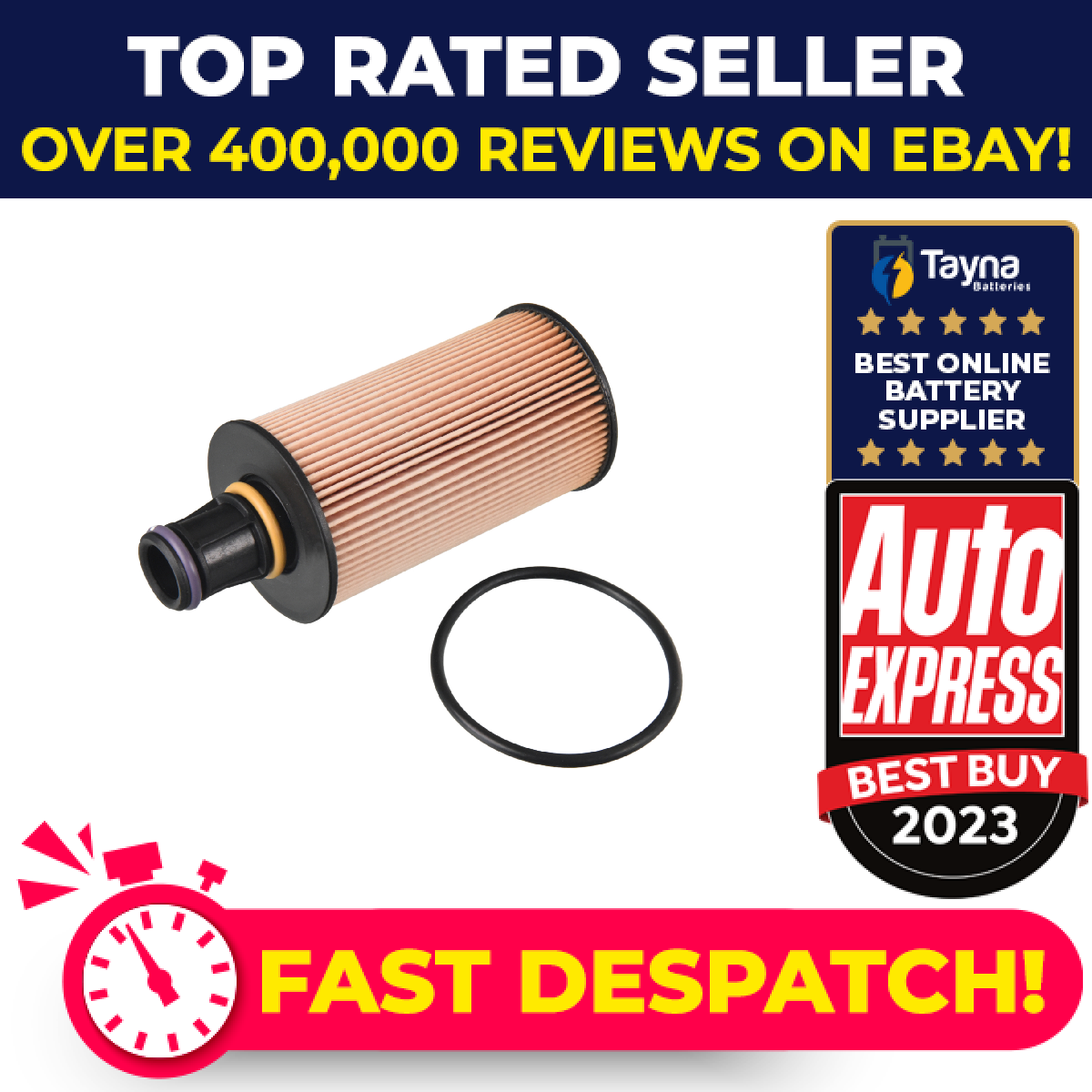 Oil Filter fits RANGE ROVER SPORT L461, L494 3.0D 2020 on Blue Print LR133455