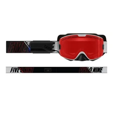509 Kingpin X-Large Ignite Heated Snowmobile Goggle - Racing Red
