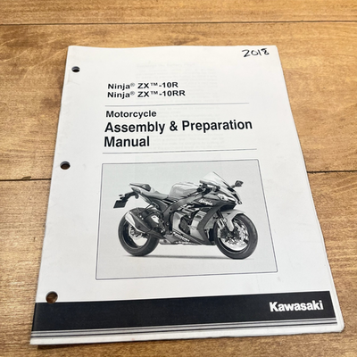 KAWASAKI OEM ASSEMBLY & PREPARATION MANUAL / 2018 NINJA ZX 10R