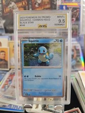 Squirtle #48 2023 Pokemon SV Black Star Promo Cosmos Holo AGS Mint 9.5