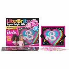 Lite-Brite Super Bright HD Barbie Edition Light Art Set