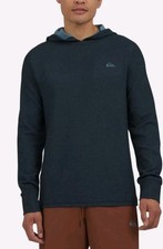 QUIKSILVER MEN'S 4-WAY STRETCH MOISTURE WICKING THERMAL PULLOVER HOODIE.