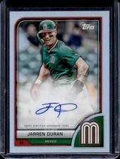 2023 Topps World Baseball Classic Jarren Duran Auto Autograph #AV-JD
