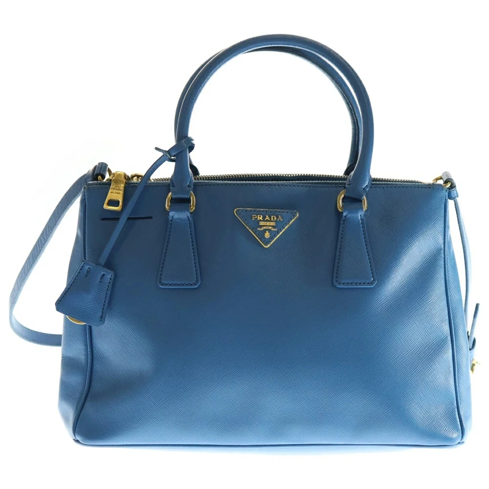 PRADA Leather Exterior Blue Bags & Handbags for Women for sale | eBay