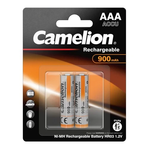 Camelion Akku AAA aufladbar 900 mAh Accu NiMh 1,2V HR03