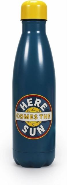 Water Bottle Metal Emboss 500Ml - The Beatles (Here Comes The Sun)