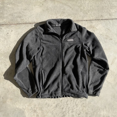 Columbia Men's Gray Full Zip Fleece Jacket Size S