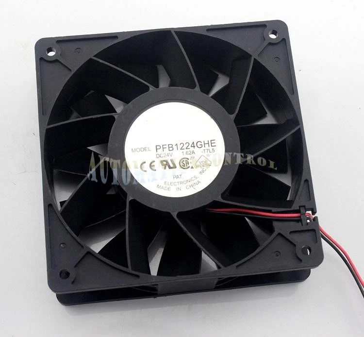 Für Delta PFB1224GHE 12038 24V 1,62A 12cm 2-Pin für Inverter Lüfter