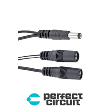 Voodoo Lab PPAV 2.1mm Straight Barrel to Two Female 4" CABLE - NEW - PCA