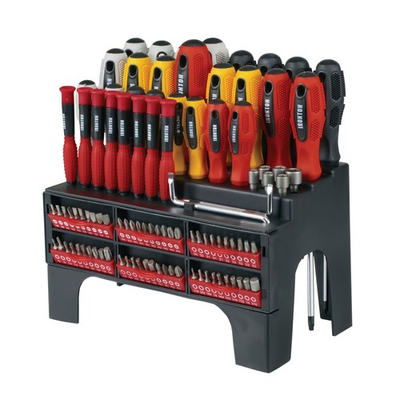 #ad #ad Ironton Screwdriver Bit Set with Storage Rack 100 Pc. $37.99