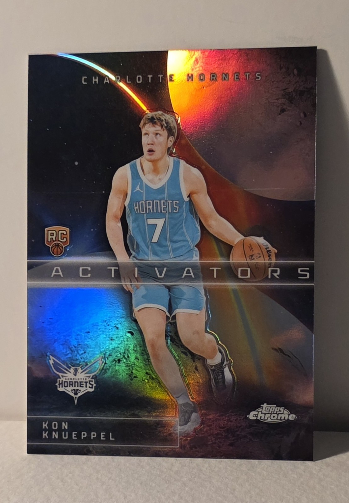 Kon Knueppel 2025-26 Topps Chrome - Activators #AC-14 Refractor (RC)