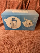 New Kiinde Twist Pouches 80 Pack 6oz Leak Proof Twist Top Pouches Fresh New