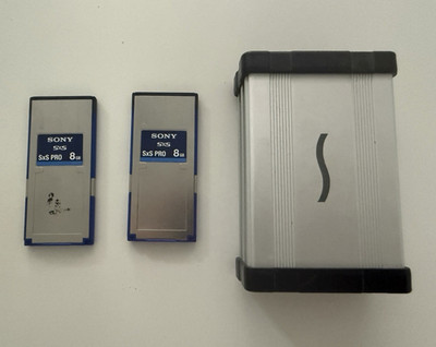 Sonnet SxS Card Reader Thunderbolt  +  2x Sony SxS PRO 8GB Speicherkarten