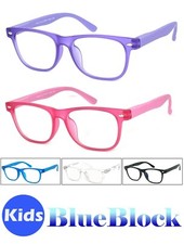 Kids Blue Light Blocking Glasses Computer Gaming Retro Eyewear Vision Care