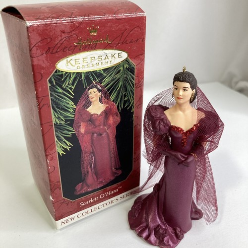 Vintage Hallmark Keepsake Ornament 1997 Scarlet O'Hara Gone With The Wind - Picture 3 of 11