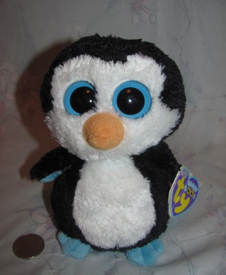 blue penguin beanie boo