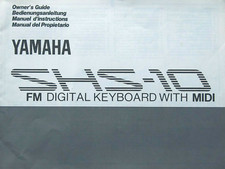 Yamaha SHS-10 Keytar Midi FM tastiera manuale utente originale manuale utente