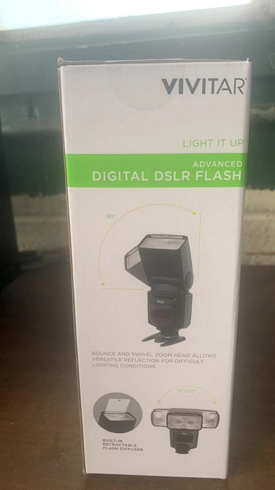 Vivitar Advanced Digital DSLR Flash for Digital Cameras VIV-SF7500 Nikon / canon - Image 4 of 4