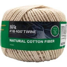 (2)-Do it Best #18 x 400 Ft. 100% Natural Cotton String Twine 705295