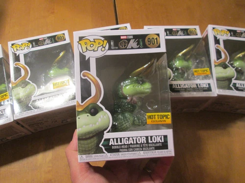 FUNKO POP MARVEL STUDIOS LOKI ALLIGATOR LOKI # 901 EXCLUSIVE HOT TOPIC