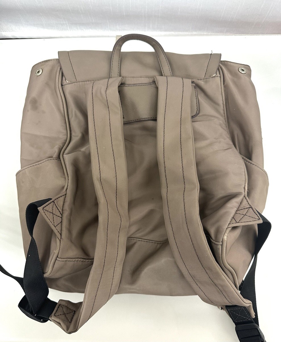 Tutilo Nylon Taupe/ Beige Backpack Monochrome Keep It Light Backpack in Taupe | ALOHA Collection main image 4