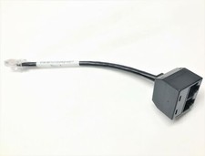 Lot 2 Ethernet Splitter Adapter 1 to 2 Ways Male Dual Female RJ45 Port Extender