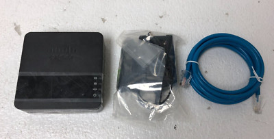 Cisco ATA190 UC 2-Port Analog Telephone Adapter W/ Power Supply