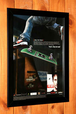 Tony Hawk's Project 8 PS2 Xbox PS3 Xbox 360  Werbeblatt Gerahmt Poster Ad Framed
